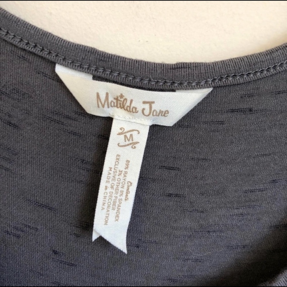 Gray Tie-Waist Go West Maxi Dress - Picture 3 of 4